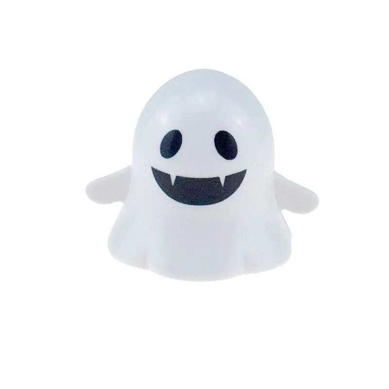 3pcs/bag Funny Cartoon Spooky Toys Creative Novelty Windup Chain Jumping White Ghost Halloween Christmas Windup Little Toy Gift