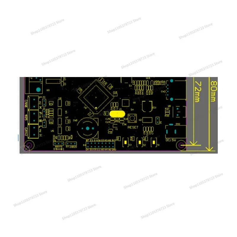 For STM32F407VET6 Development Board Industrial Control Learning Board with 485 Dual CAN