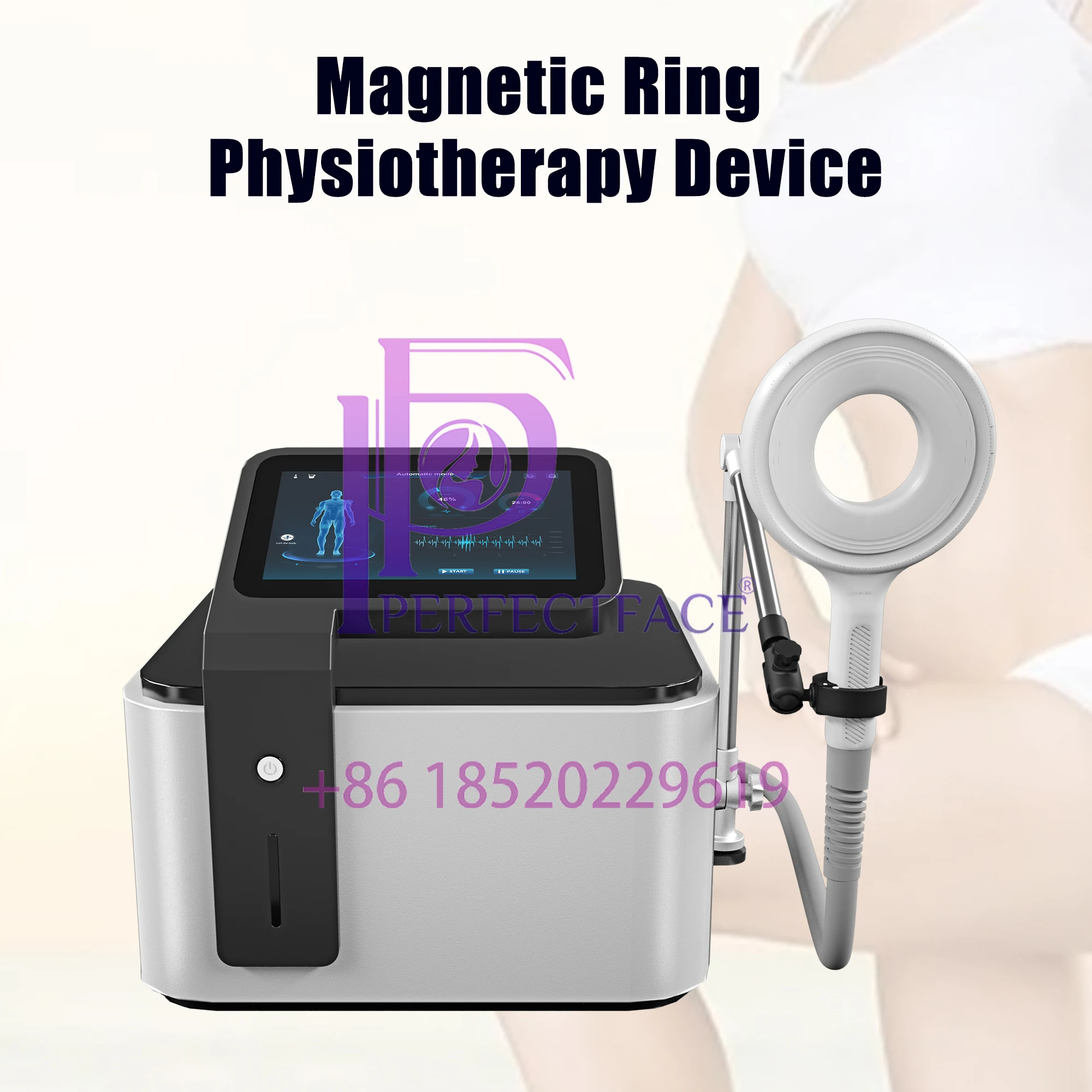 

Professional Magnetic Ring Physiotherapy Device for Muscle & Joint Wellness - 10 Level Intensity