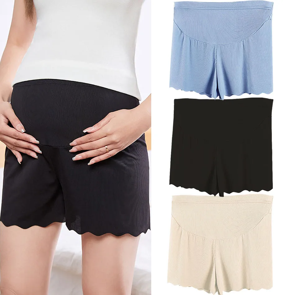 

3 Pcs/Pack Elegant Maternity Safe Leggings for Summer Breathable Stretchy Waist and Suitable Daily Casual Wear During Pregnancy
