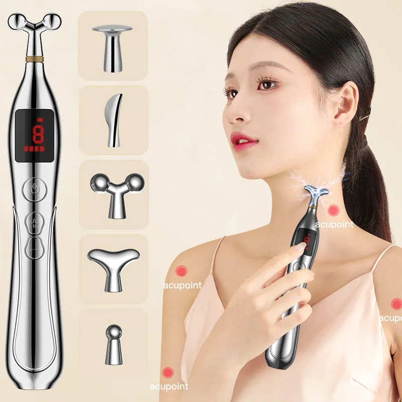 Electronic Acupuncture Pen EMS Muscle Stimulator Tens Point Massager Therapy Massage Pen Meridian Energy Pen