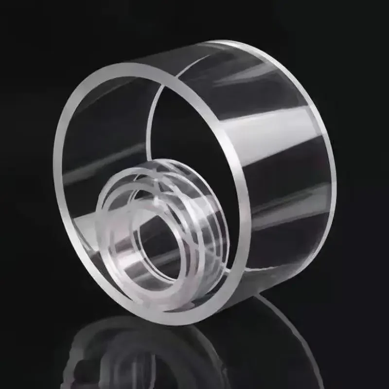 

Naxilai 1/2pcs 70mm Long Transparent Plastic PC Tube Acrylic Pipe Polycarbonate Round 125mm OD.Tube 5mm Wall Thickness