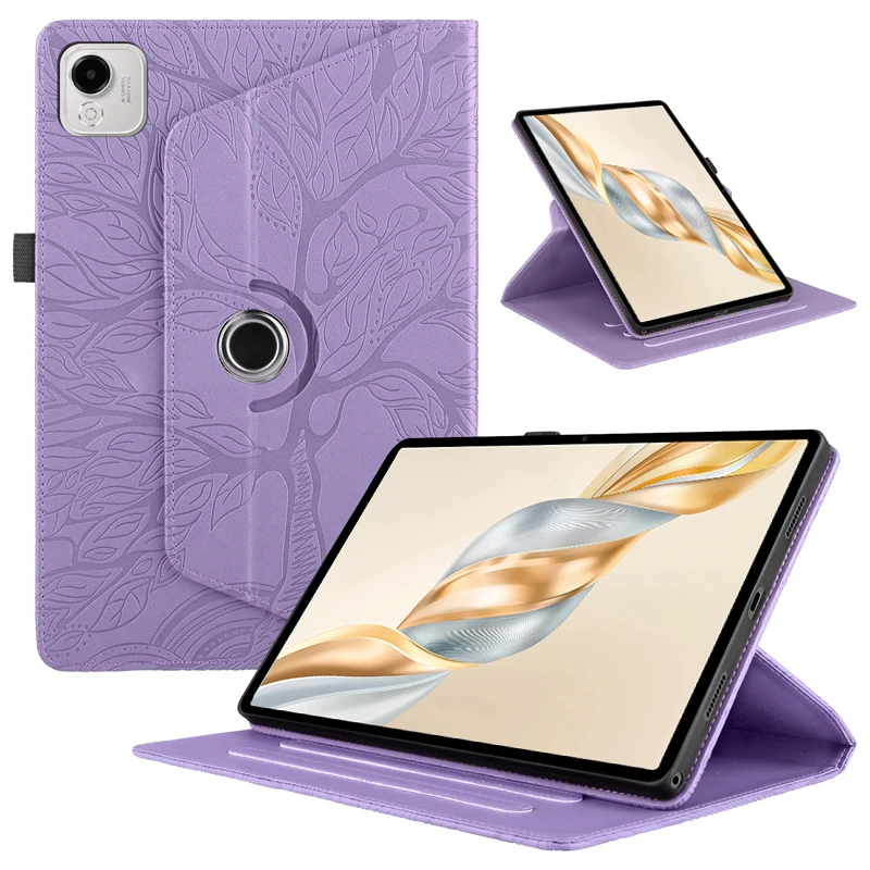

Чехол для планшета Honor Pad X9a с тиснением дерева, вращающийся на 360 градусов чехол-подставка для Honor Pad X9a 11,5 дюймов, чехол для планшета 2025 ELN2-W29