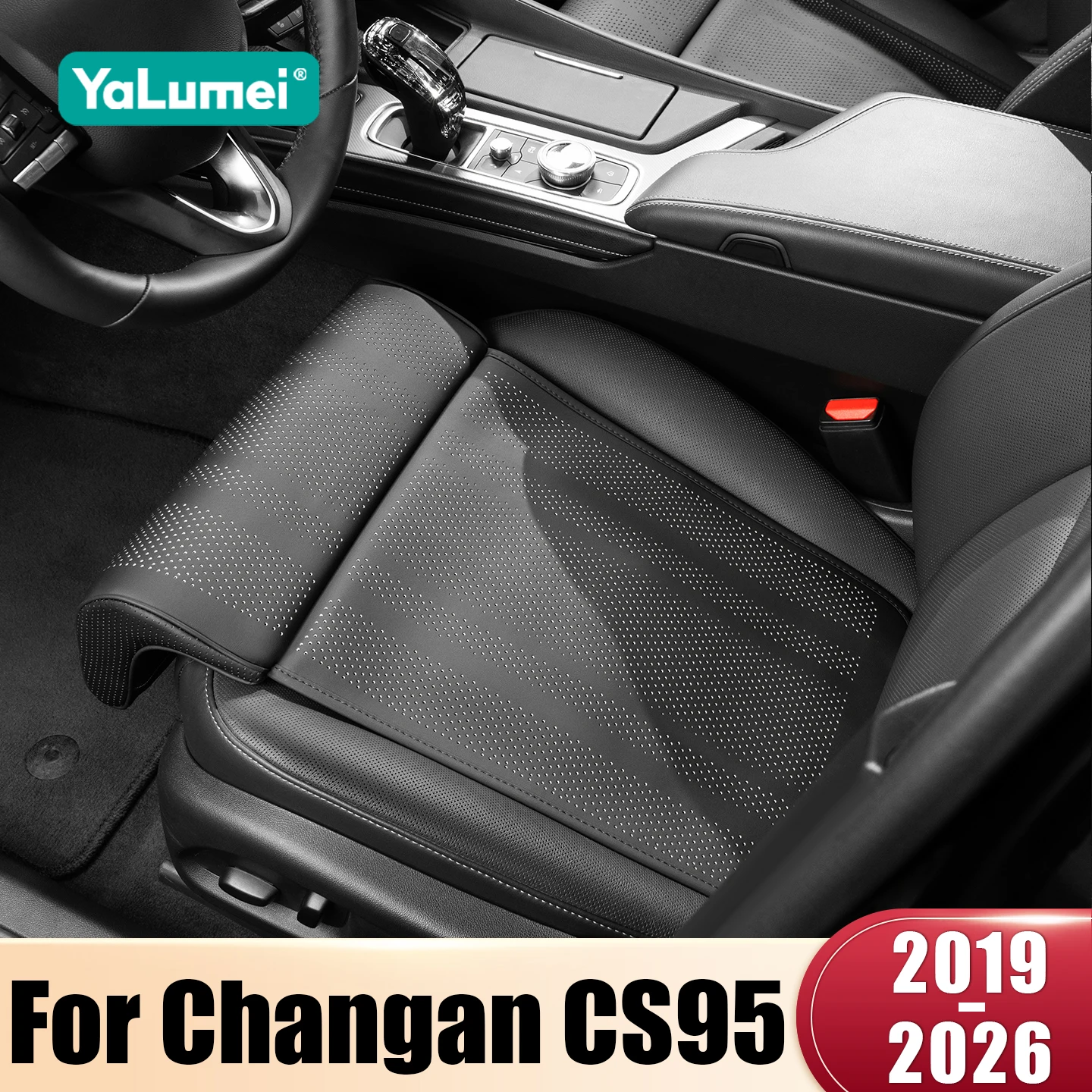 For Changan CS95 2019 2020 2021 2022 2023 2024 2025 2026 Car Seat Leg Support Extension Mat Cushion Footrest Breathable Pad
