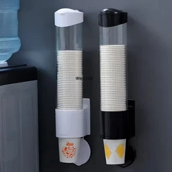 Water Dispenser Paper Cup Holder Disposable Paper Cup Plastic Cup Dispenser Automatic Cup Divider Household Convenience