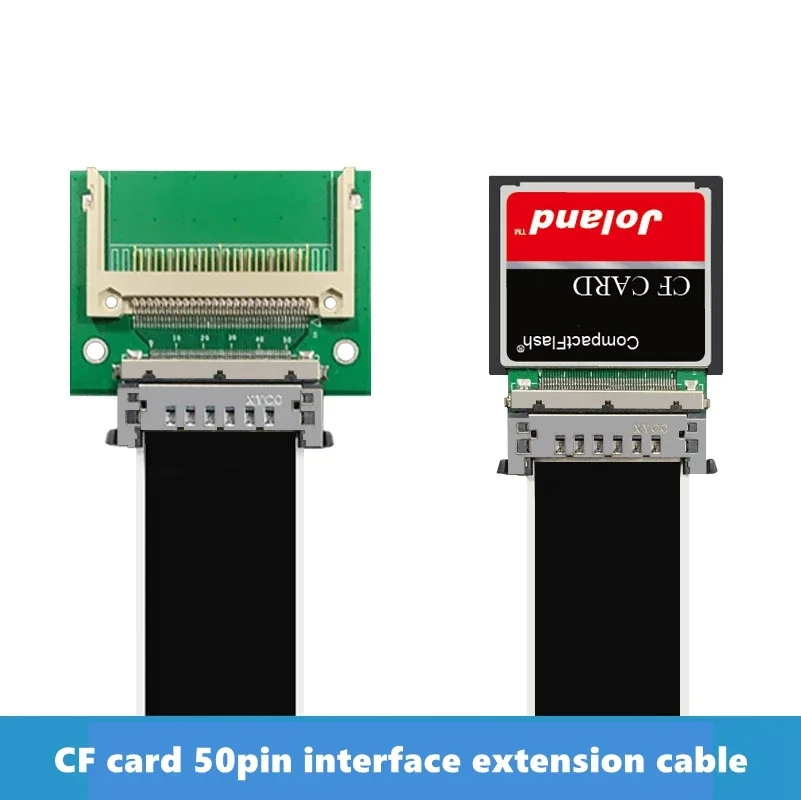 Imagem -04 - Ffc Flexível cf Compact Flash Card 50pin Extensão Cabo Máquina Controle Industrial Ferramenta de Teste Equipamento Armazenamento de Dados Cartão de Memória