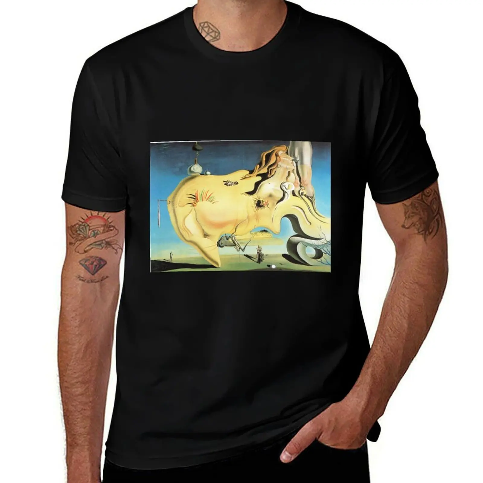 

Salvador Dali Great Masturbator Surrealism Famous Paintings T-Shirt Festival Party Tee Top