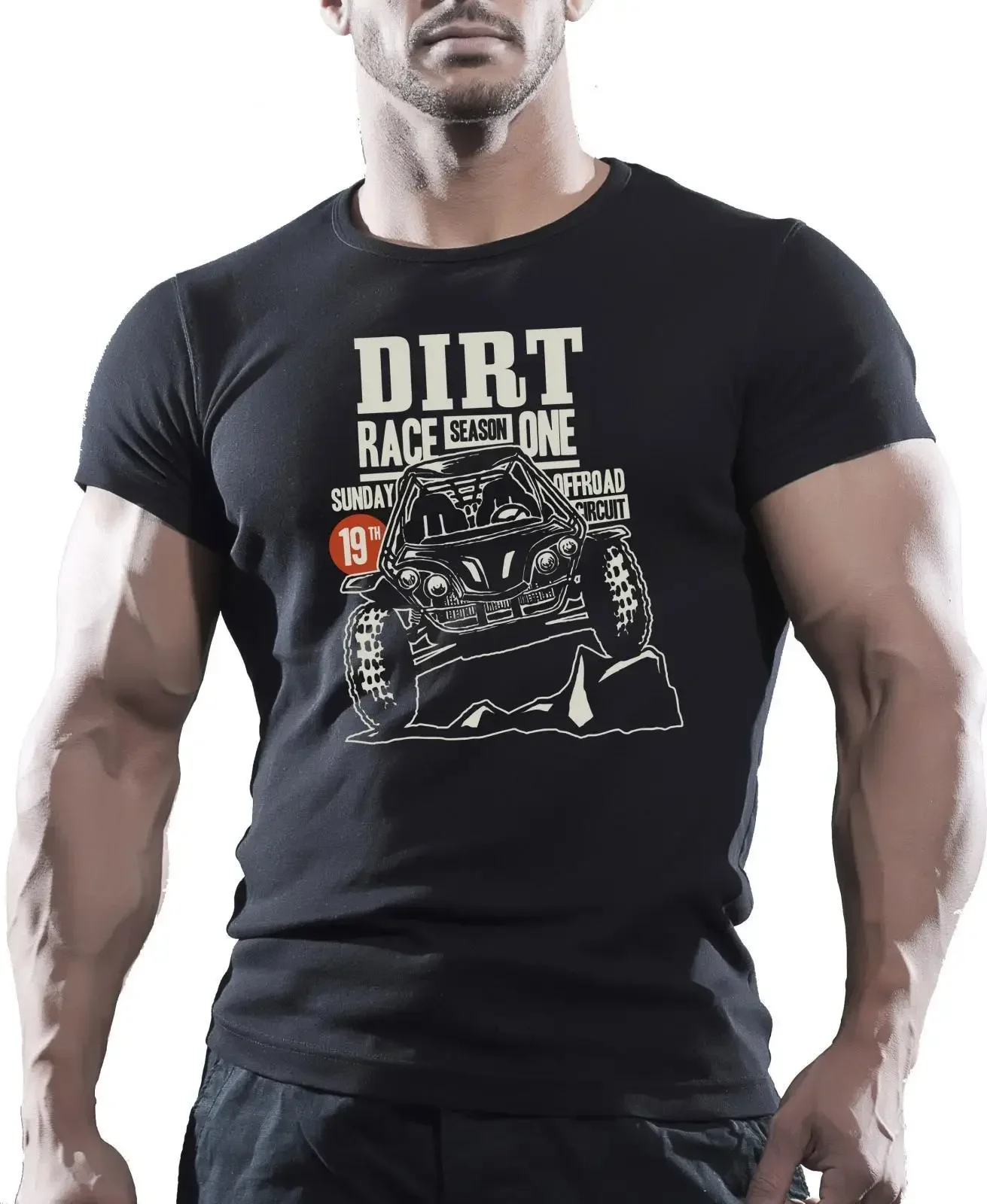 Hot Sale 100% Cotton Schmutz Offroad Buggy Rennsport Rc World Championship Herren Baumwolle T-Shirt Tee Shirt