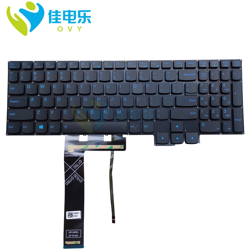 RU US Russian Laptop Backlit Keyboard For Lenovo Legion Y7000 R7000 5-17ARH05H 5-15IMH05 5-15ACH6A PR5CYB-RU PO5CYXBG 787766-028