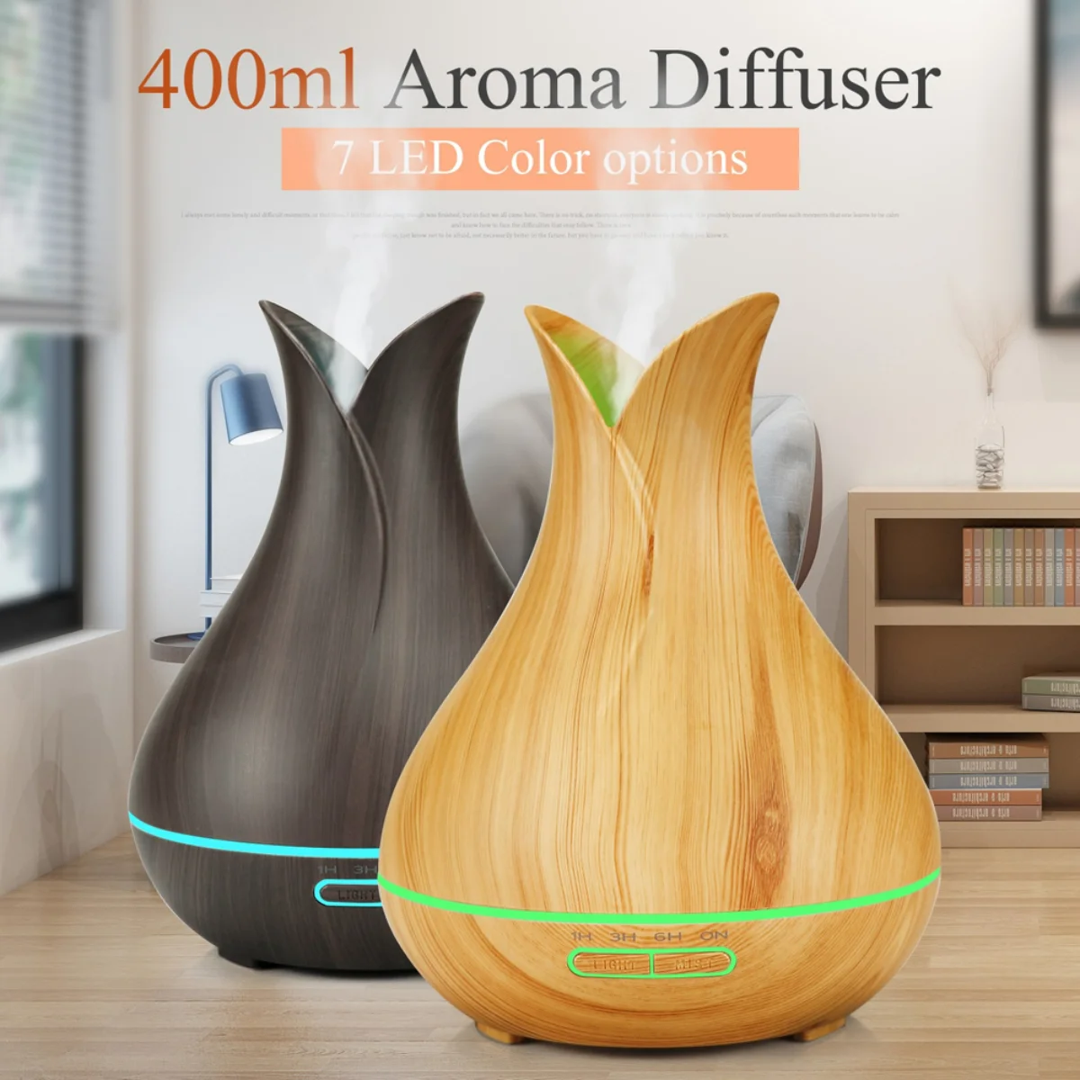 Enhance Your Space with a Color Changing USB Humidifier  Custom Timer & Relaxing Lights