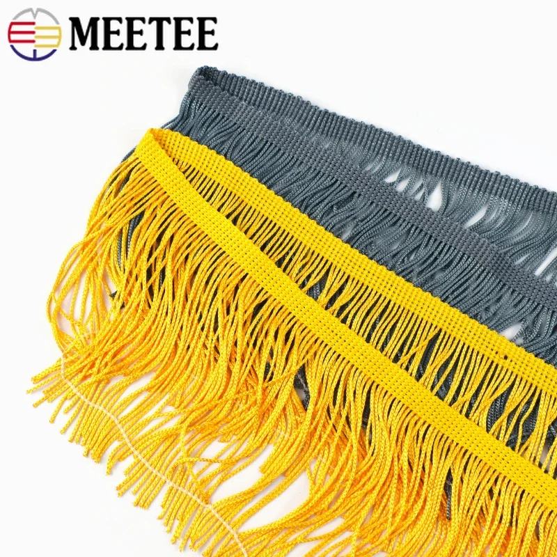 5Yards 10-30cm Long Tassel Fringe Lace Trim for Latin Dress Garment Curtain Decorative Fringes Trimming DIY Sewing Accessories