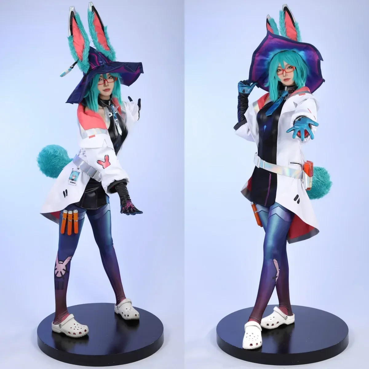 Cosplay Aurora Cosplay Costume League of Legends Battle Bunny  Aurora Costumes cute bunny girl Game Outfit Custom Size
