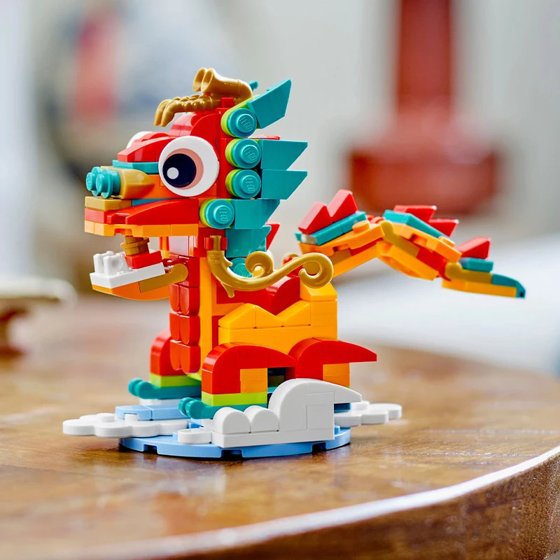 LEGO 40611 the Year of the Loong Zodiac assembly blocks