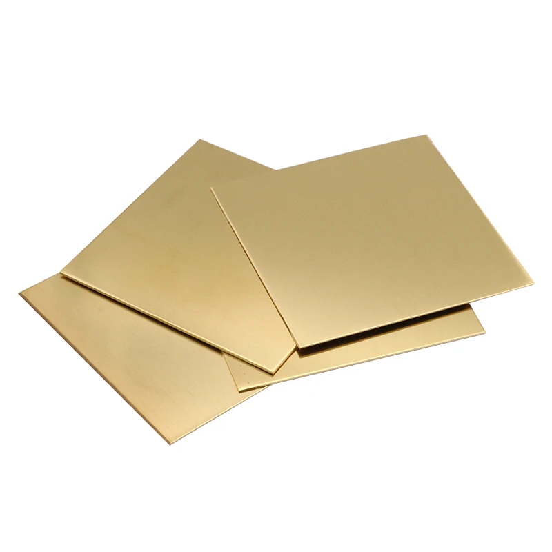 0.8mm H62 Brass Sheet Plate of CuZn40 2.036 CW509N C28000 C3712 H62 Customized Size Laser Cutting CNC