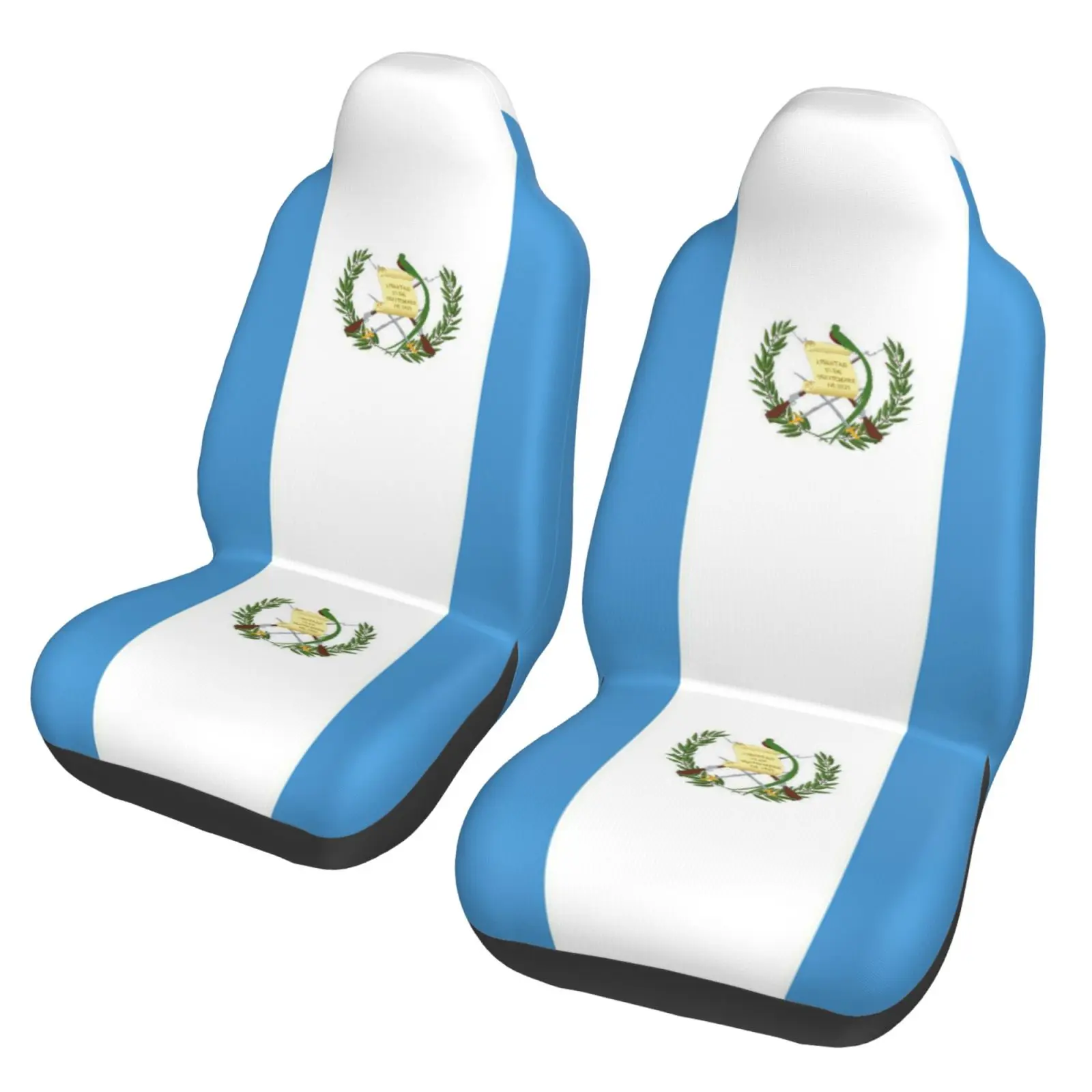 

Guatemala Flag Car Seat Cover Anti-Slip Two-Piece Set Car Seat Set Car Accessories All Seasons Applicable