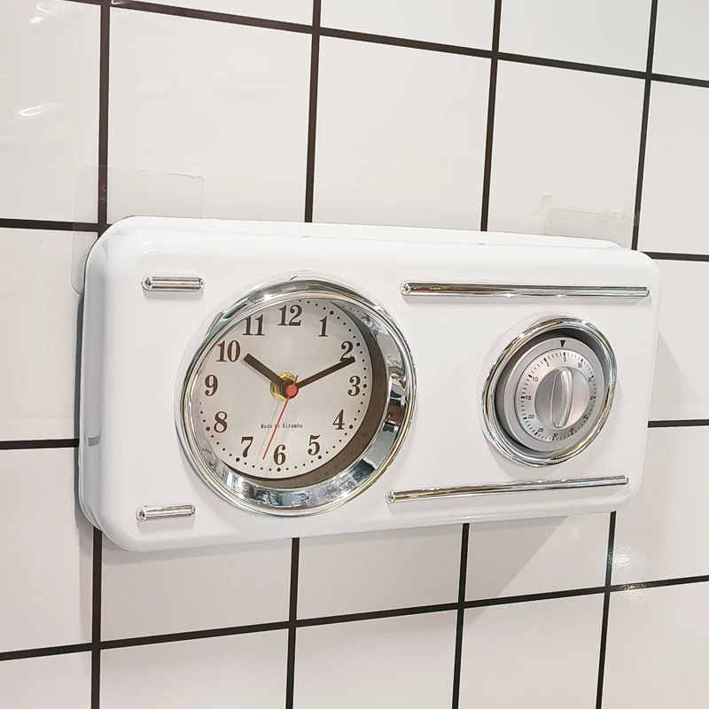 

Medieval retro iron shell clock silent living room countdown wall clock