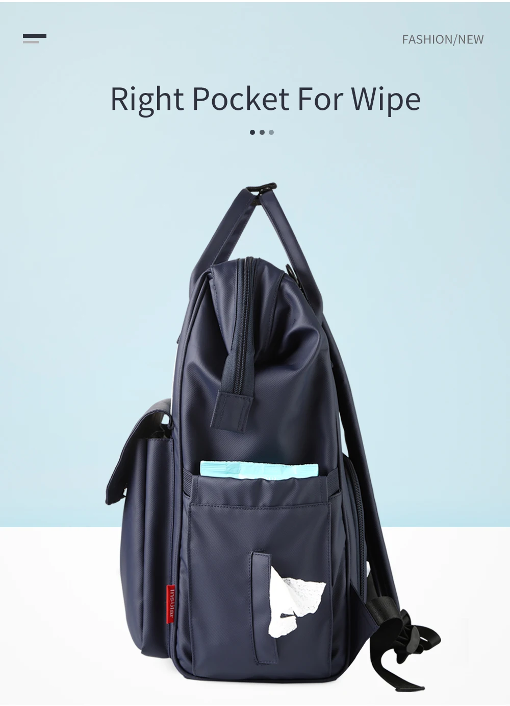 Waterproof Mummy Diaper Backpack Cartoon Design Mother Maternity Nappy Travel Bag Large Capacity Baby Care Nursing Stroller Bags