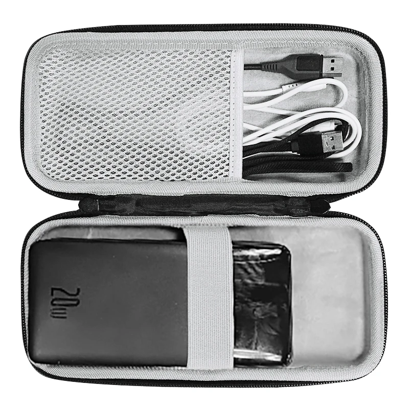 NEW Hard EVA Travel Protect Box Storage Bag Carrying Cover Case for Baseus 20W Power Bank 20000mAh/10000mAh Power Bank Charger