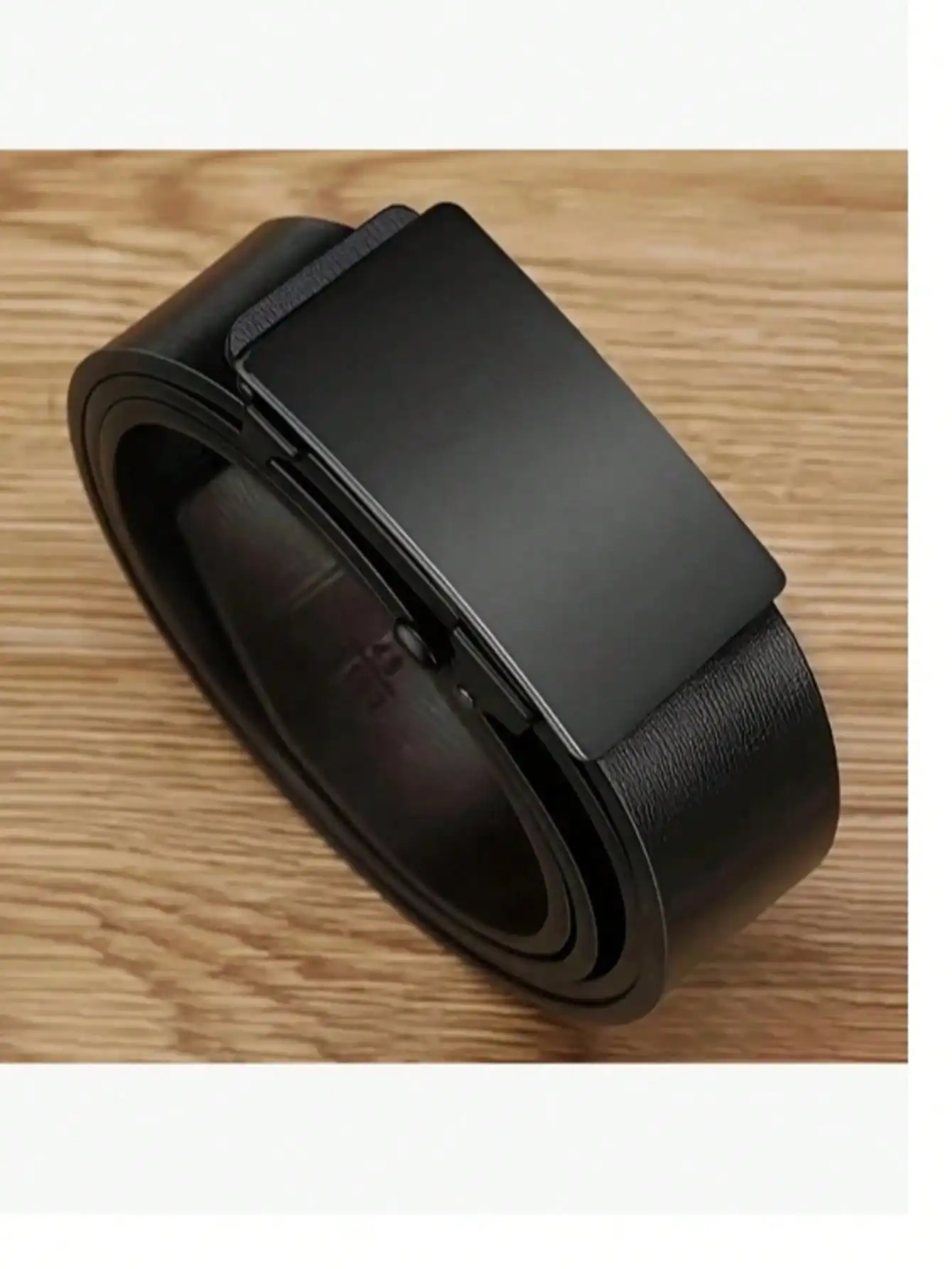 أحزمة جلدية PU للرجال عالية الجودة بإبزيم ناعم من الجلد الصناعي حزام رجالي عصري للجينز