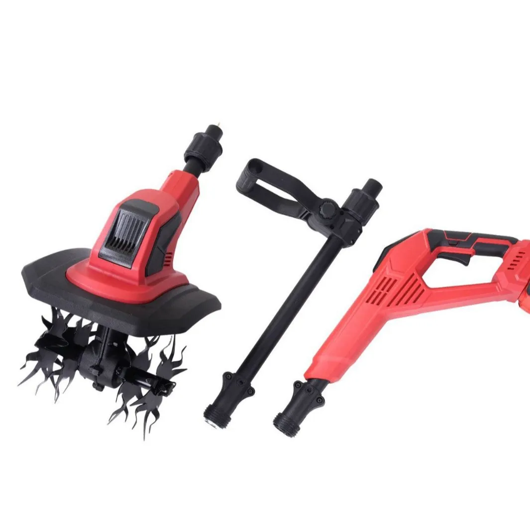 Brushless Tiller Cultivator,Battery Powered Rototiller for Lawn/Gardening,Household Small Cultivator