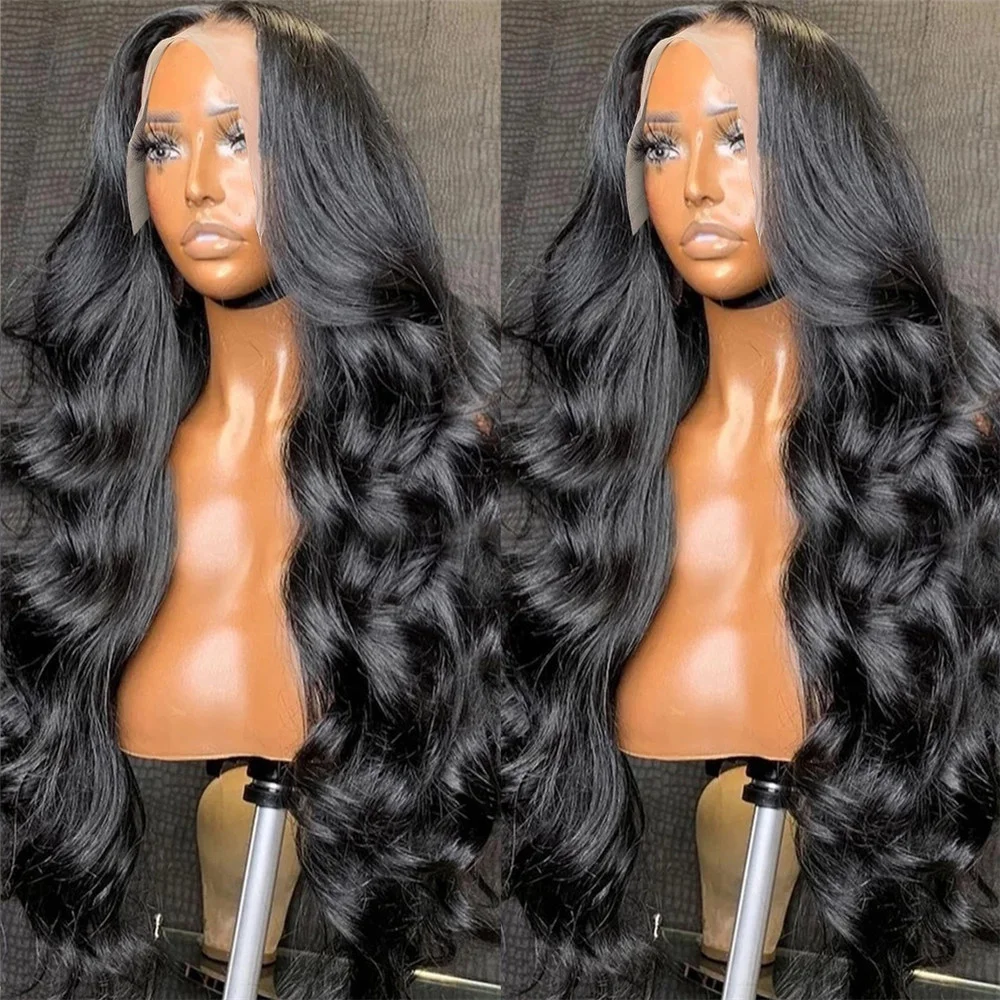 38 inch body wave human hair lace frontal wig 13x6 hd lace frontal wigs for woman choice Pre plucked 13x4 lace wig