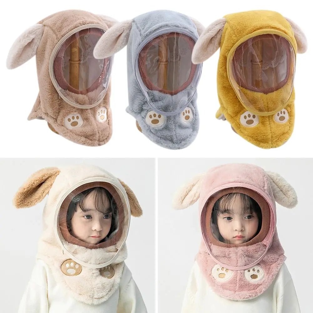 

Windproof Cotton Ear Protection Winter hat Fur Windproof Hats Snow Hat Thick Warm Cap Kids Hats & Caps