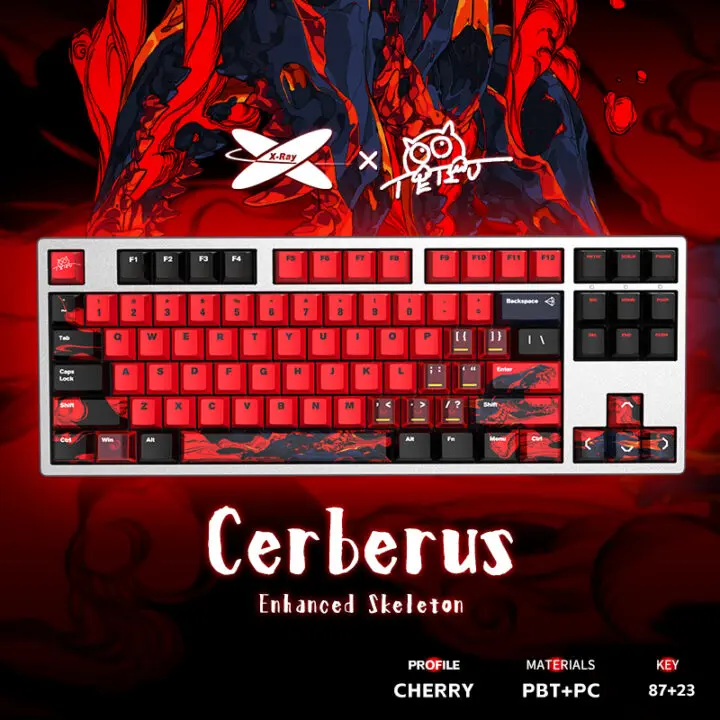 Teru x X-Raypad Keycaps – Enhanced Skeleton: Cerberus– Special Edition X-Raypad Cerberus Keycaps Keyboard gaming