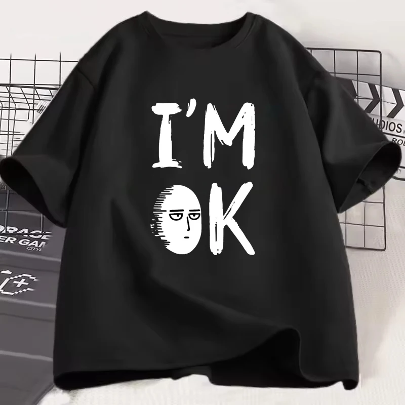 

Japanese Anime Pattern Men Women Tees Funny Comfy Soft Unisex Breathable T-shirts Loose Casual Hip-hop Harajuku Couple Clothing