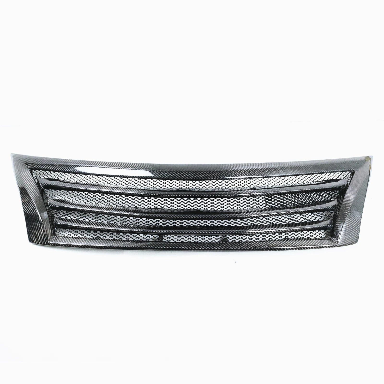 Frontgrill für Nissan Teana Altima 2014-2018 echte Kohle faser Auto obere Stoßstange Ansaug haube Mesh Air Vent Grid Renn grills