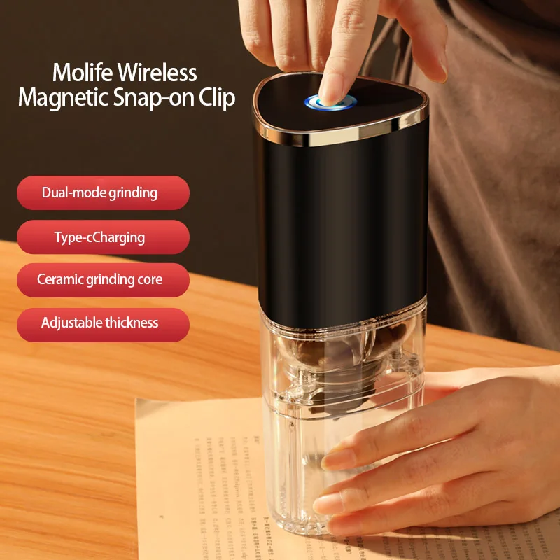 

TYPE C USB Charge Ceramic Grinding Core Home Coffee Beans Pulverizer Grinder Portable Electric Coffee Grinder