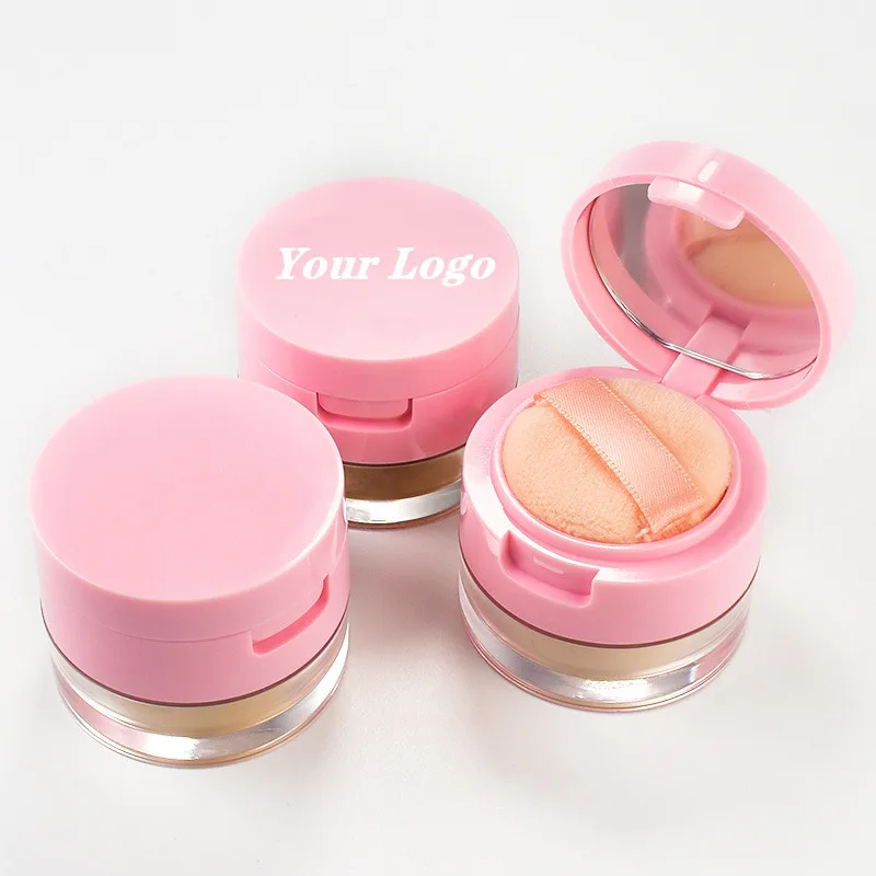 

Loose Setting Powder Private Label Pink Box Cosmetics Face Makeup Translucent Matte Loose Powder Vegan Waterproof Products Bulk