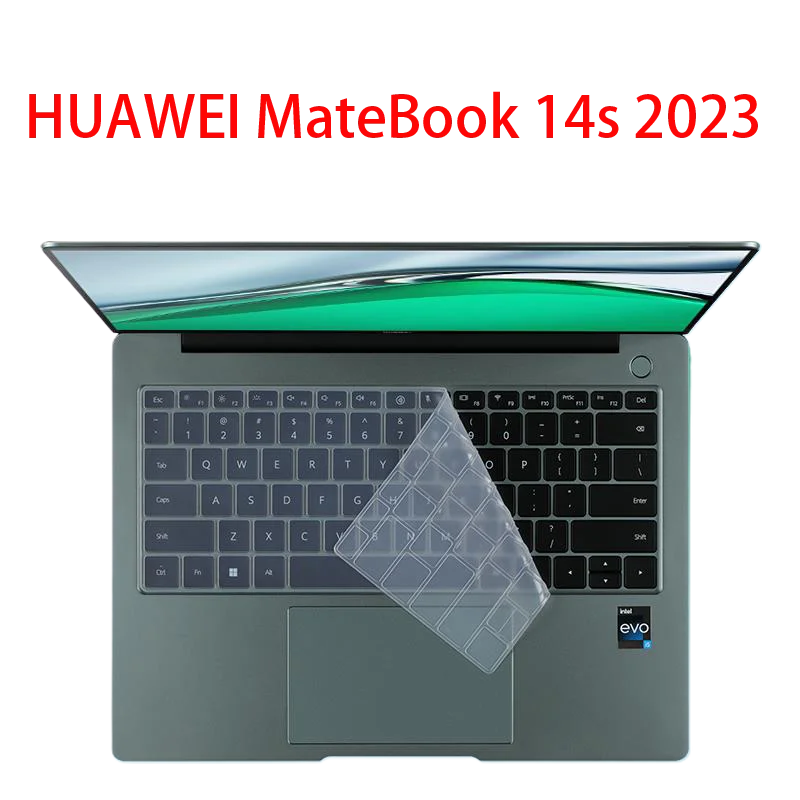 

Для HUAWEI MateBook 14s 2024 2023 / Mate book D14 14S 2023 / Matebook 16S 2024 2023 2022 Силиконовый чехол для клавиатуры, защитная пленка для кожи