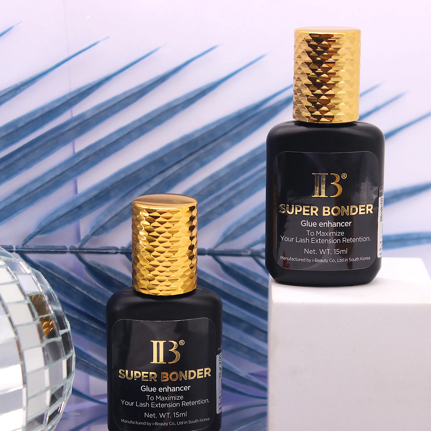 1 ボトル IBeauty スーパーボンダー偽まつげエクステンション速乾性長期的な韓国美容ショップ強粘着用品