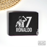 RONALDO 7 DESIGN CANVAS WALLET MEN AND WOMEN FASHION MINIMALIST LIGHTWEIGHT DURABLE EVERYDAY USE BUSINESS STYLE