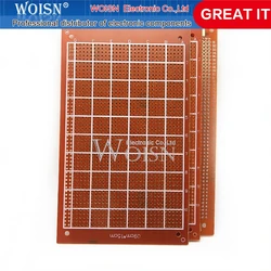 Universal experimental board 9*15 9x15CM single-sided bakelite PCB circuit board yellow-brown ordinary board