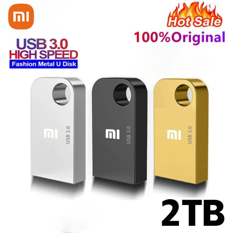 Xiaomi 2TB USB 3.0 Flash Drives High Speed Metal Pendrive 1TB 512GB 256GB Portable USB Drive Waterproof Memoria USB Flash Disk