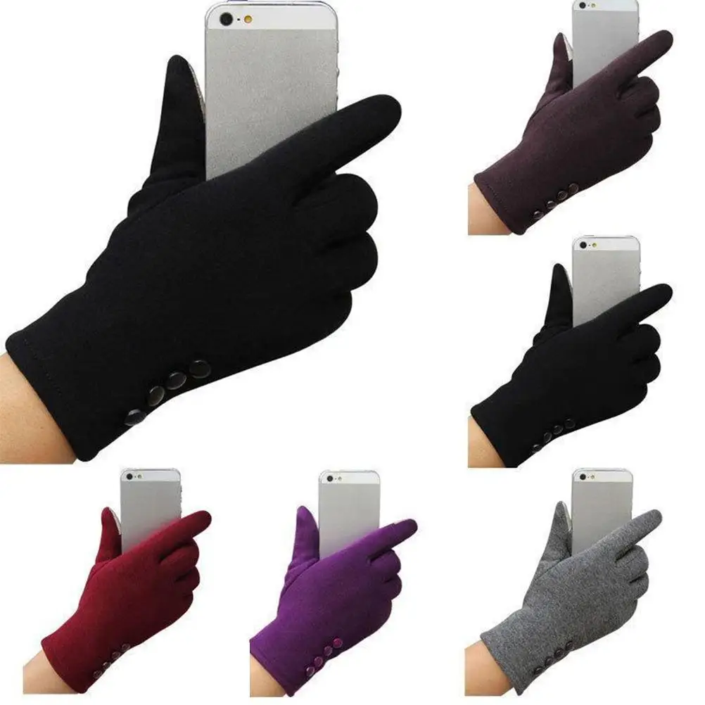 Touch Screen Warm Women Men Cycling Running Sports Cold Weather Use Winter Gloves Slip Water