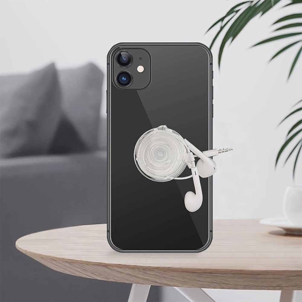 2 Pack Phone Holder - Foldable Car Mount, No Drilling Adhesive Base, Clear View Universal Clip for All Phones