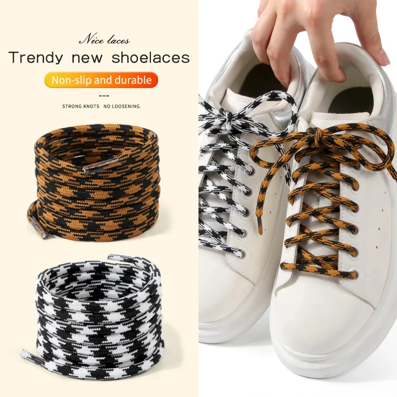 

Camouflage Leopard Print round Shoelaces Double Sided Printed Encrypted Colorful Casual Shoe Laces Rope for Men And Women