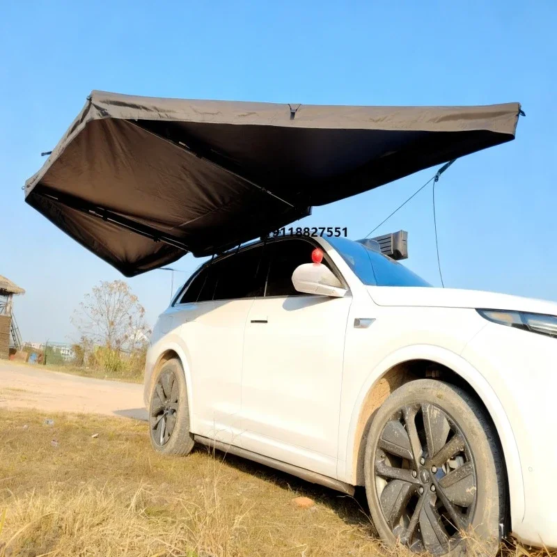 OEM Offroad Waterproof Aluminum Frame 4WD Camping Car Side Awning 180 270 360 Awning for Cars / SUV 4x4 Overland