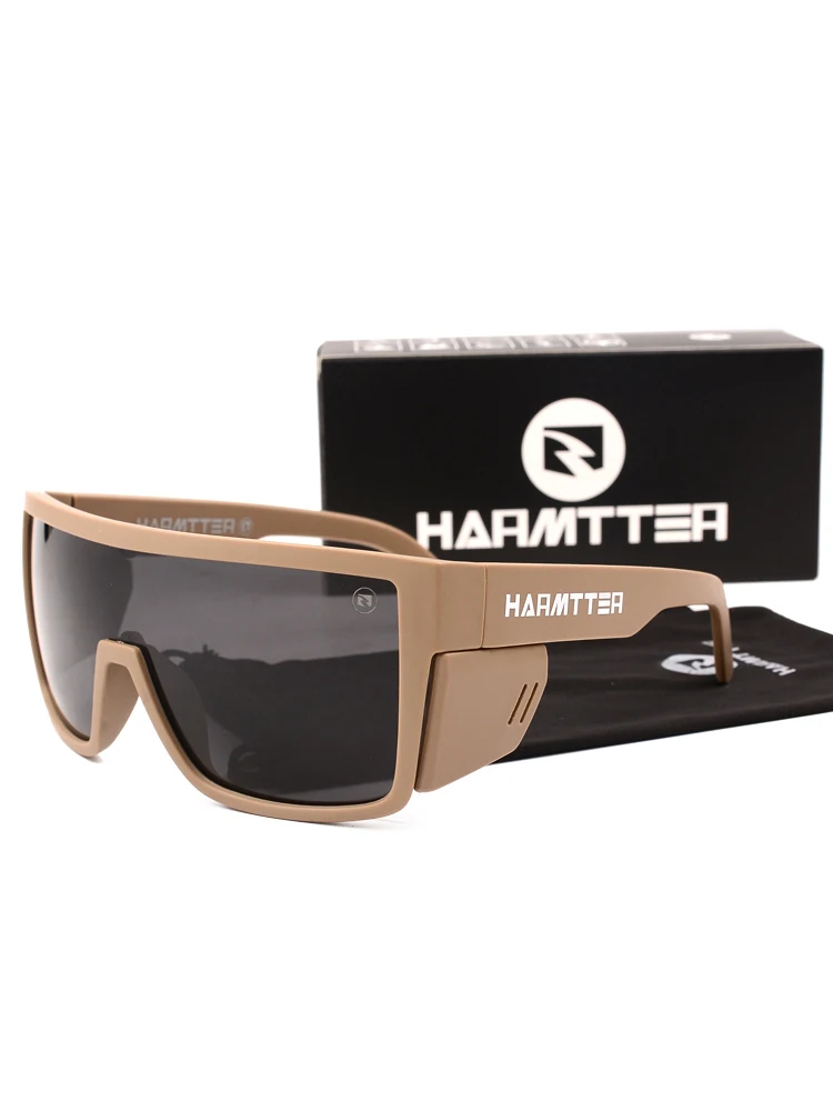 

Новый модный бренд HARMTER, мужские и женские спортивные солнцезащитные очки для велоспорта, защитные спортивные уличные очки Z87 с УФ-поляризованной поляризацией HA8805