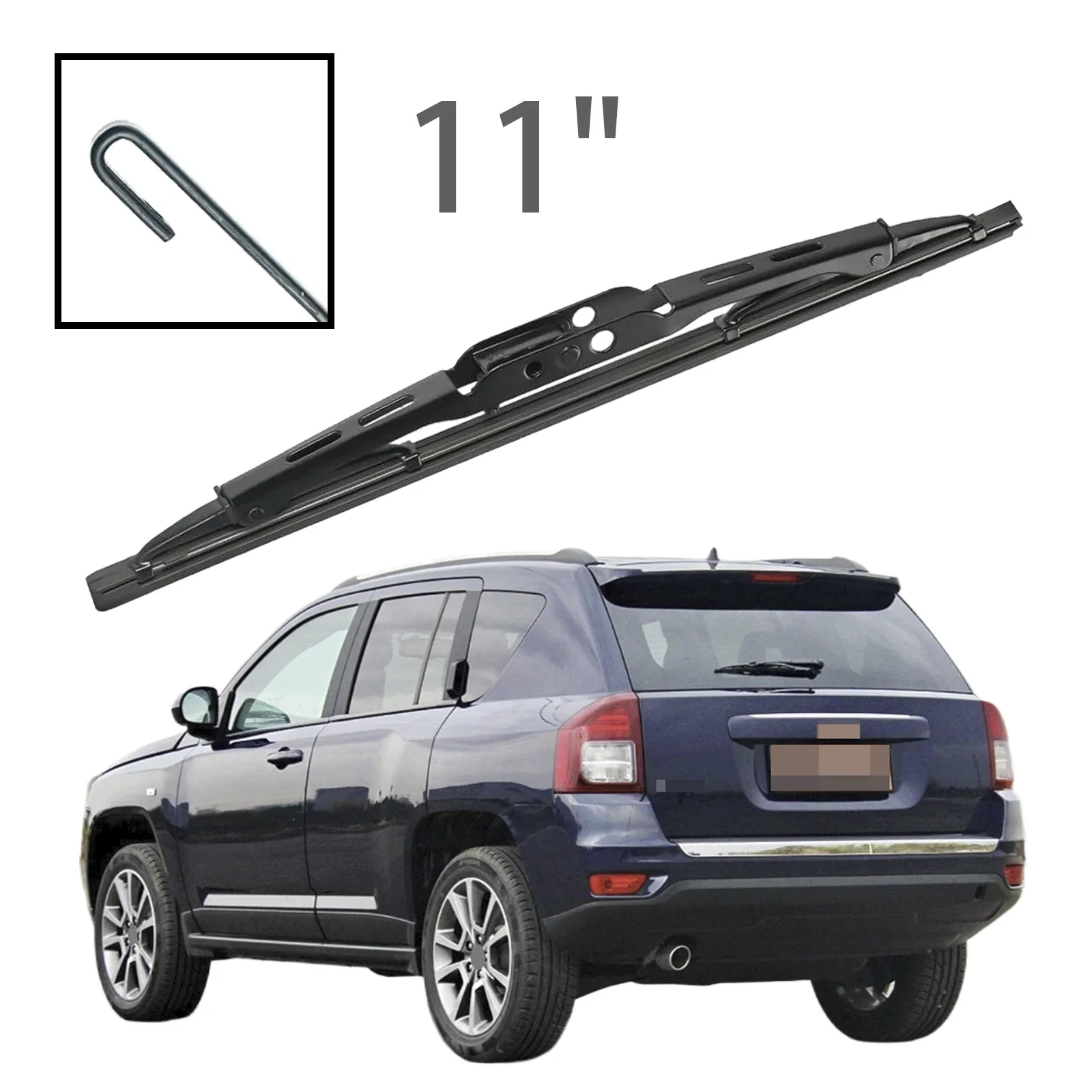 

11" Rear Windshield Windscreen Washer Wiper Blade For Jeep Compass MK49 2006-2016 Car Accessories Accsesories