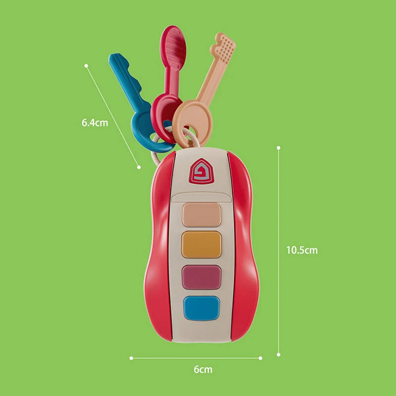 Kinderen doen alsof rollenspel speelgoed; Muzikale autosleutelsimulatie; Educatief babyspeelgoed, perfect voor kindercadeau