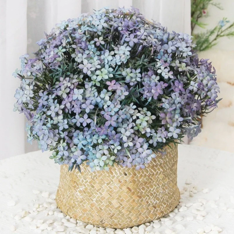 4/5 Stück Simulationsblumen Kunststoff-Gypsophila-Bouquet Einkaufszentrum-Dekoration Künstliches Gras Künstliche Grüne Liebesblume – Detail 5