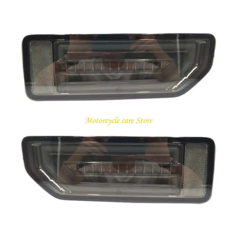 u75f 2pcsリアパーキングブレーキバンパー左右尾ライトジムのためのウォーミングランプの停止ランプ