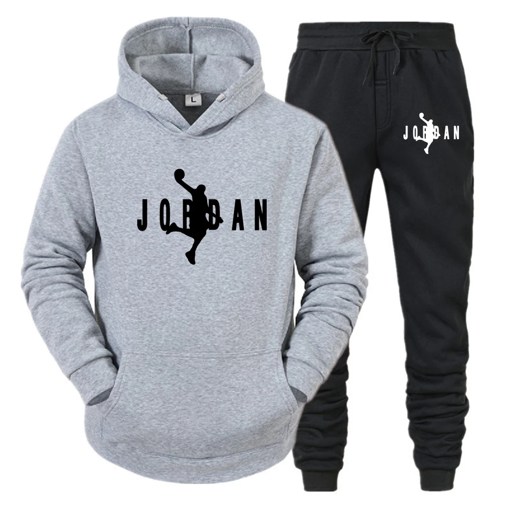 2025 Fall Winter Men's Tracksuit Hoodie Pants 2Pcs Sets Suit Leisure Sweatshirts Sweatpants Fashion Trends Brand Clothing S-3XL