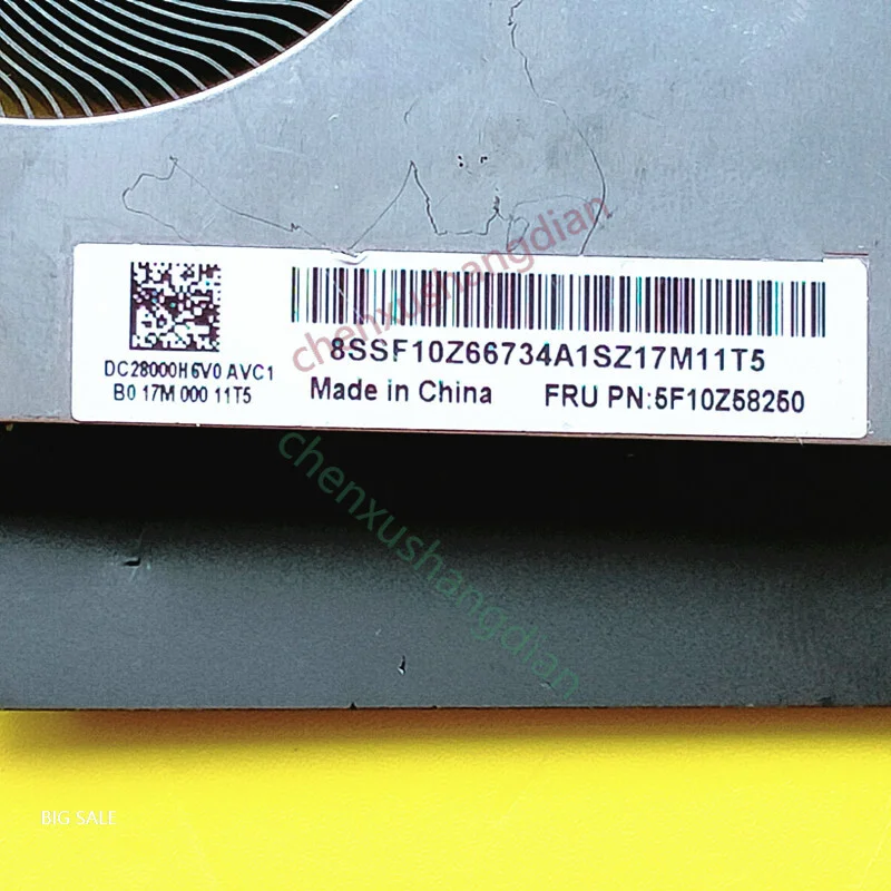 العلامة التجارية الجديدة الأصلية لجهاز Lenovo ThinkPad neo 14 المدمج في مروحة وحدة المعالجة المركزية 5f10z58250 التبريد