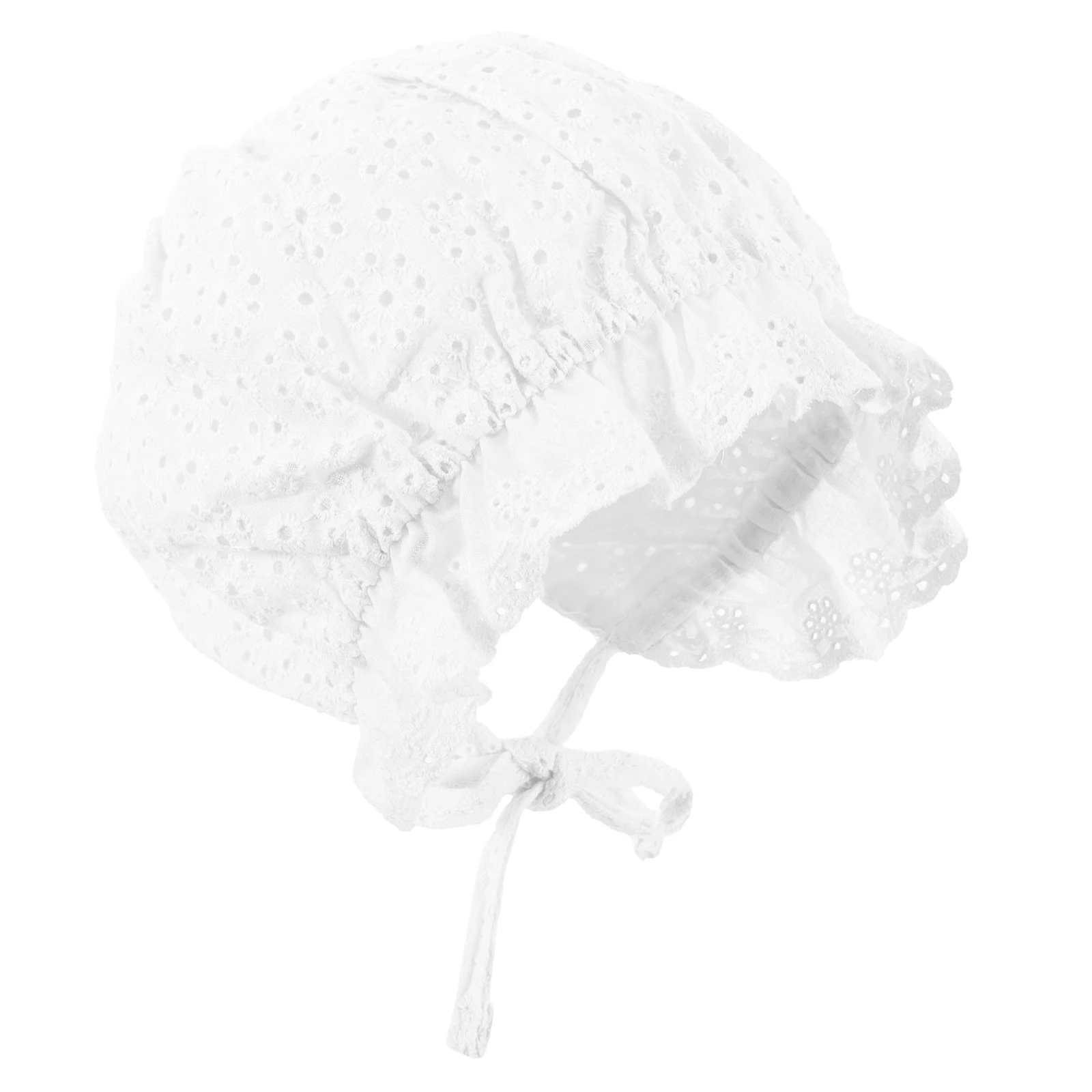 

Summer Children Princess Hat Baby Girl Sun Hat Toddler Lace Bonnet Beanie White Infant Protection Outdoor Elastic Design