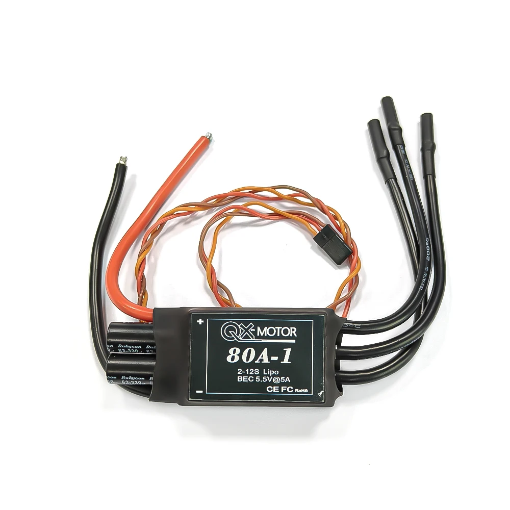 20A-120A Brushless ESC Speed Controller Compatible with QX-MOTOR EDF Ducted Fan Motor RC Drone Jet Plane Parts view 5