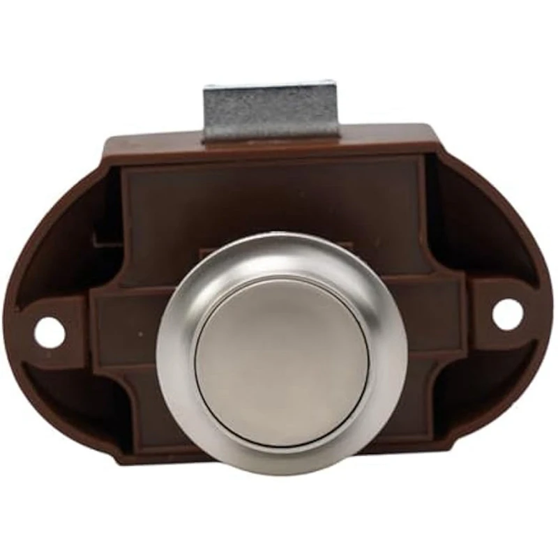 Push Button Cabinet Latch Lock Zinc Alloy Drawer Knob Catch for RV Motorhome Caravan Cupboard Furniture-A23R